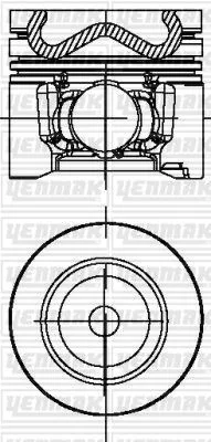 Piston Segman Focus / C - Max / Mondeo / Courier / Fiesta/308/3008/PARTNER / BERLINGO / C4/C5/207/508/5008/EXPERT/ Jumpy / DS3/DS5 1.6 Tdci 1995 SONRASI115 PS Euro 5 STD Çap: 75MM (4 Adet)