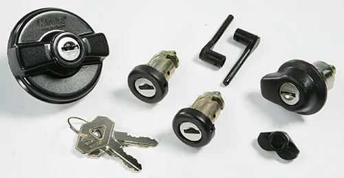 Kapi Kilit Seti 3 Lü Set Depo Kapaklı R9