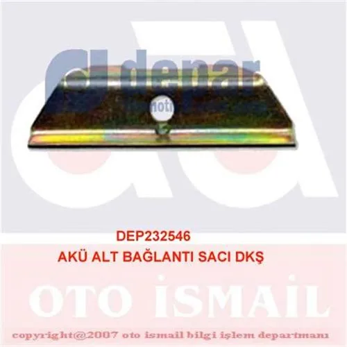 Akü Alt Bağlantı Sacı Doğan Kartal Şahin (25 Adet)