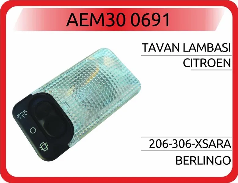 tavan Lambasi Peugeot PARTNER - BERLINGO - P206-P306-P406-P806-Evasion - Xsara - Xantia - Xsara Picasso 1997-2008