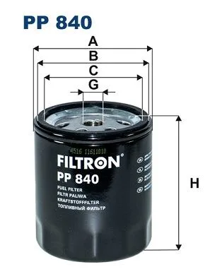 Yakıt Filtresi Mercedes OM615 OM616 OM617 W123 S123 C123 W460
