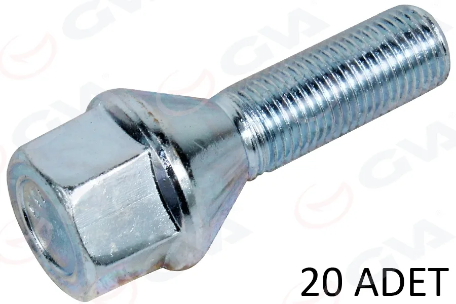 Bijon Civatası Galvaniz M131 Doğan Kartal Şahin Tofaş - Doğan - Kartal - Şahın AA19-M12X1.50 X31 Paket Adet : 20 (20 Adet)