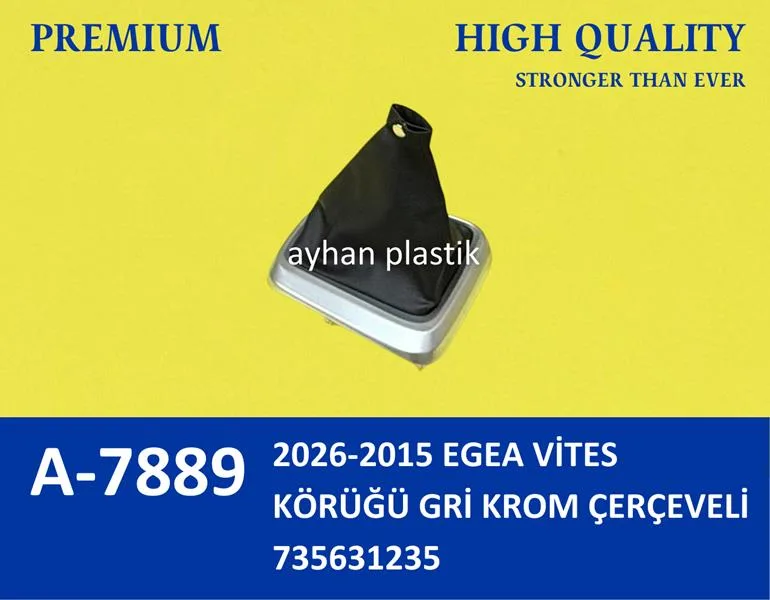 Vites Körüğü Gri Krom Çerçeveli Fiat Egea 2015 (2 Adet)