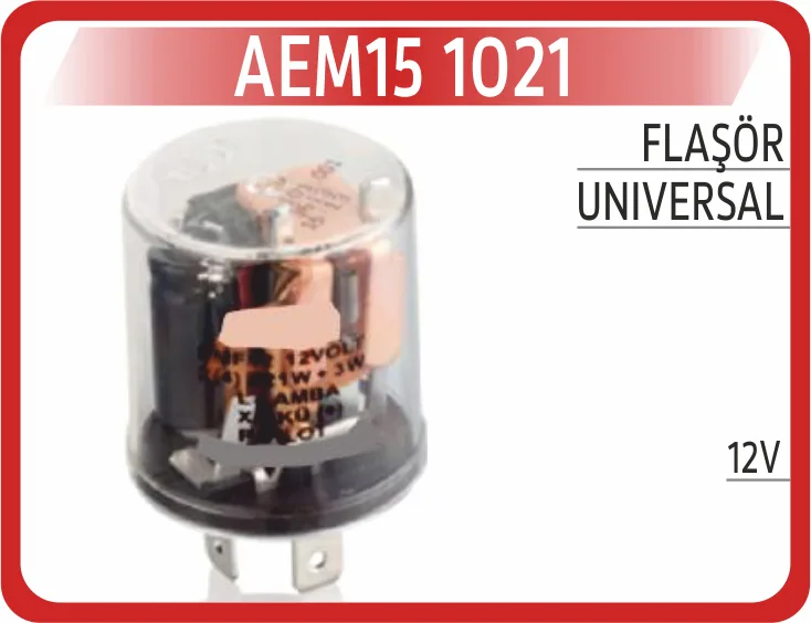 Flaşör 12V (10 Adet)