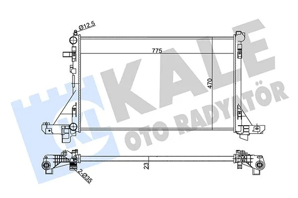 Radyatör MASTER 3 - MOVANO B - NV400 2.3CDTI 2010