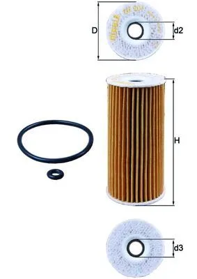 Yag Filtresi Mercedes OM640 W168 W245 W414