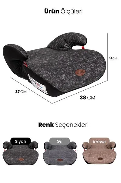 Bebek Koltuk Yükseltici Bodster Gri Yaş Grup 2 - 3/15-36 KG