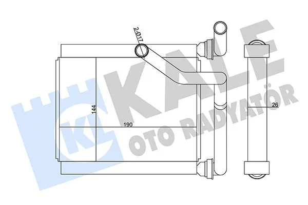 Kalorifer Radyatörü Honda Jazz 1.4L L13A1 GD1 2002-2007 Aleminyum