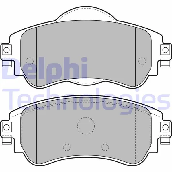 Ön Fren Balatası Citroen C4 B7 1.4 Vti 2009 C4 1.6 HDI 11/2009 DS4 1.6 HDI 1. 4.2011