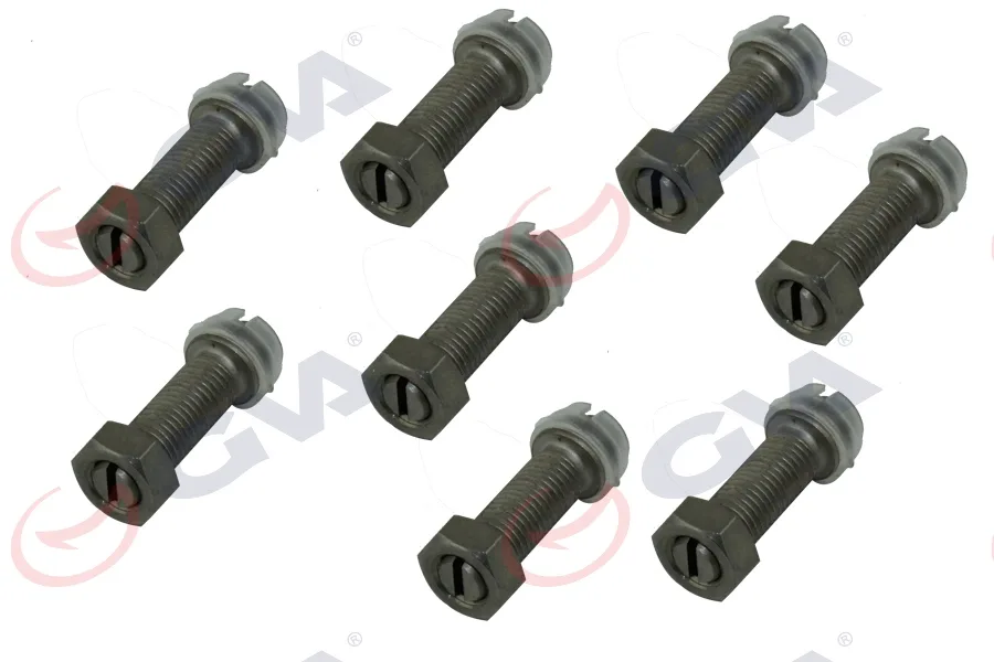 Subap Ayar Vidası Hyundai H100 STAREX 2.5L 1994-2003 H-1 2001-2007 KIA PREGIO 2.5L Tcı 2002 / BONGO 2003 / Mitsubishi L200 2.5 1996-2007 L300 1987-2004 Şapkalı - Plastik Uçlu (8 Adet)