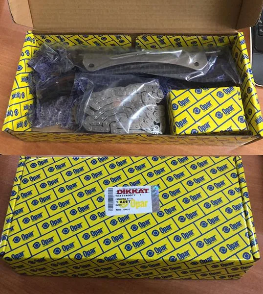 Eksantrik Zincir Seti Albea - DOBLO - Egea - PUNTO-500-ASTRA H Corsa D - ASTRA J 1.3 JTD 1.3 CDTI E4 E5 E6 Gergi Kiti