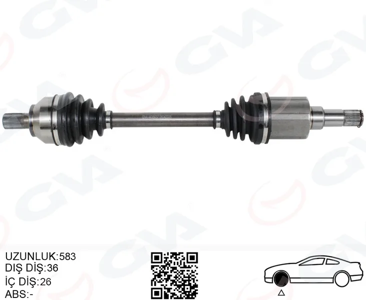 Aks Komple Ön Sol Ford Focus - C Max 2004 1.6 Zetec Benzin Otomatik