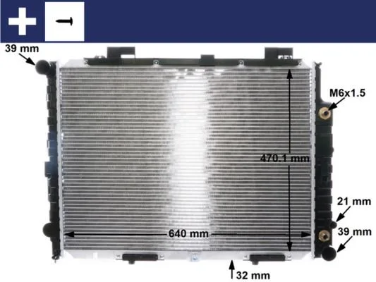 Motor Su Radyatoru Mercedes E - CLASS M111 W210 S210 Klımalı