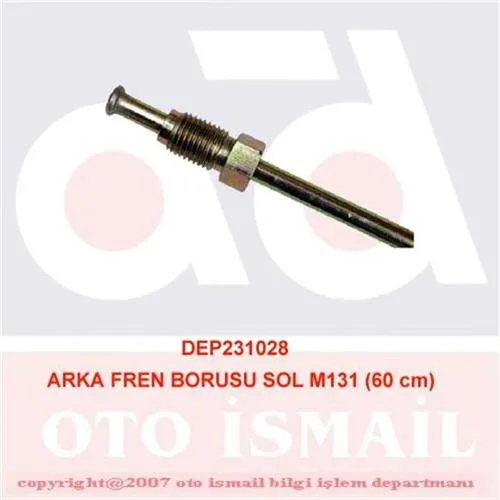 Arka Fren Borusu Sol M131 Doğan Kartal Şahin 60 CM (5 Adet)