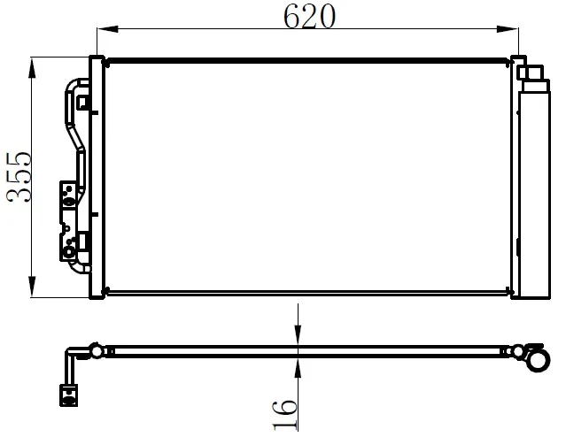 Klima Radyatoru BMW F20 F21 F22 F23 F87 F30 F31 F34 F35 F32 F33 F36