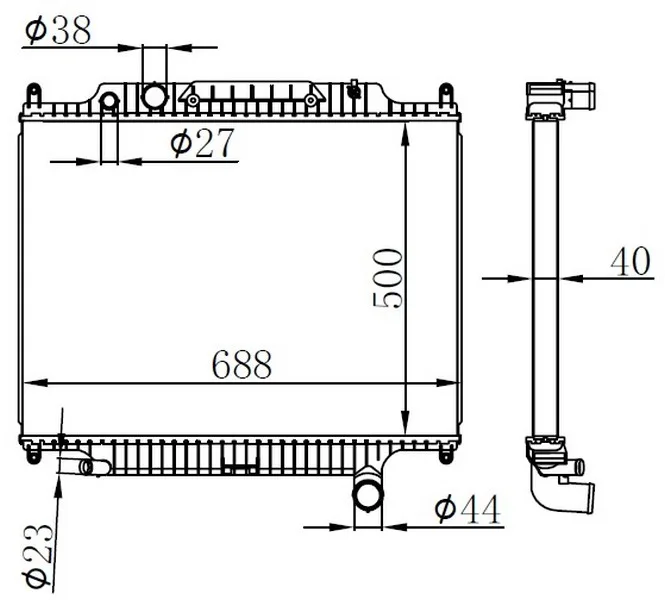 Motor Su Radyatoru Land Rover Range Rover 368DT L320 L322