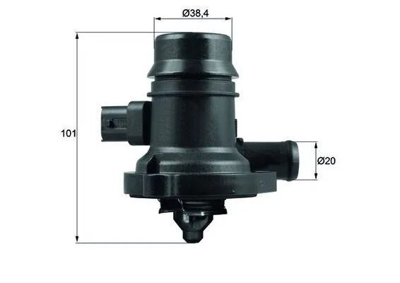 Termostat ASTRA J 2010-2015 Insignia A 2009-2017 Corsa D 2007-2014 Corsa E 2015-2019 Meriva B 2010-2017 Mokka 2013-2019 1.4 A14NET A14NEL B14NEH B14 Nej 103C