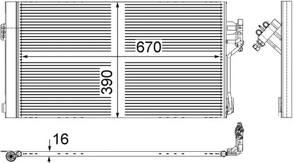 Klima Radyatoru Mercedes VITO W639 2003