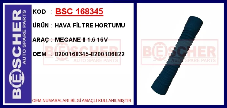 Hava Filtre Hortumu Megane 2 1.6 16V