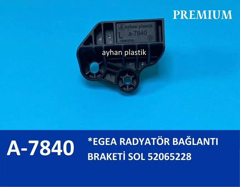 Radyatör Bağlantı Braketi Sol Egea 21.5 X 19 CM Poşet (2 Adet)