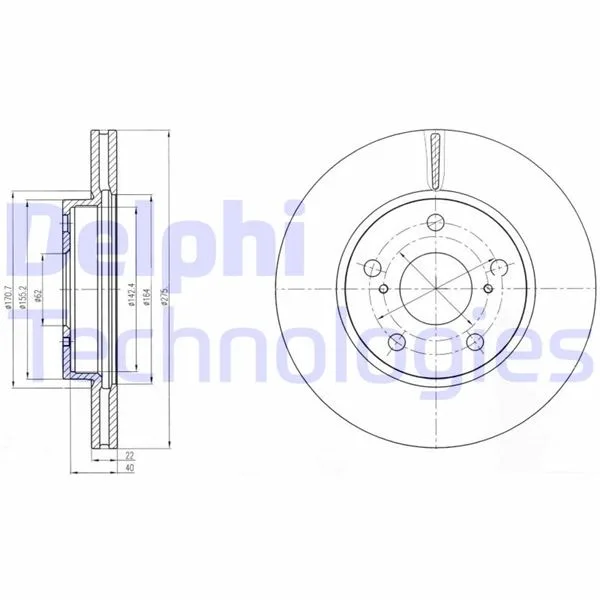 Ön Fren Diski Hava Kanallı Toyota Auris COROLLA 1.6L 1ZR - FE Benzinli ZRE151 2007-2012 1.33L 1NR - FE NRE150 6 Vites 2010-2012 275 Çap X 5 Bijon - Takım Disk Fiyatıdır