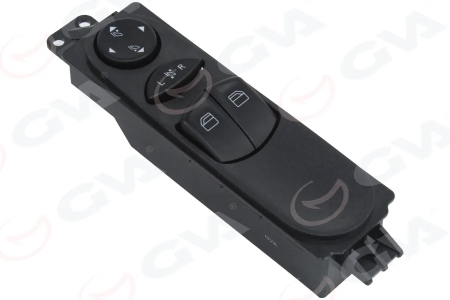 Cam Açma Şalteri Sol Siyah. Ayna Katlamalı Mercedes VITO W639