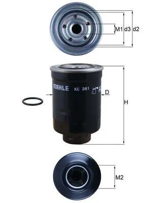 Mazot Filtresi Mazda B2500 BT50 D 2006-2010 Ranger D 1999-2010 L200 2.5 Di 2007-2015 Toyota HILUX - Pickup Coroll A 1.8-2.0 DZL - Carina 2 - HIACE 2 2.4 D / Subaru Forester IMPREZA LEGACY Outback XV