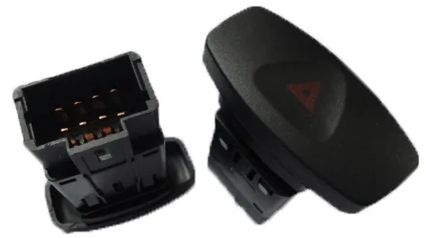 Dörtlü Flaşer Anahtari Renault Clio 3 2005-2012 Symbol 2 2008 Dacia Logan 2006 Sandero 2008 Duster 2010 8 Pin