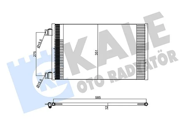 Klima Radyatoru Mercedes CITAN W415 2012 . Renault Kangoo 2 2008