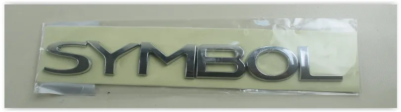 Bagaj Yazısı Symbol 2009 Ayrık Tip - Y.M.