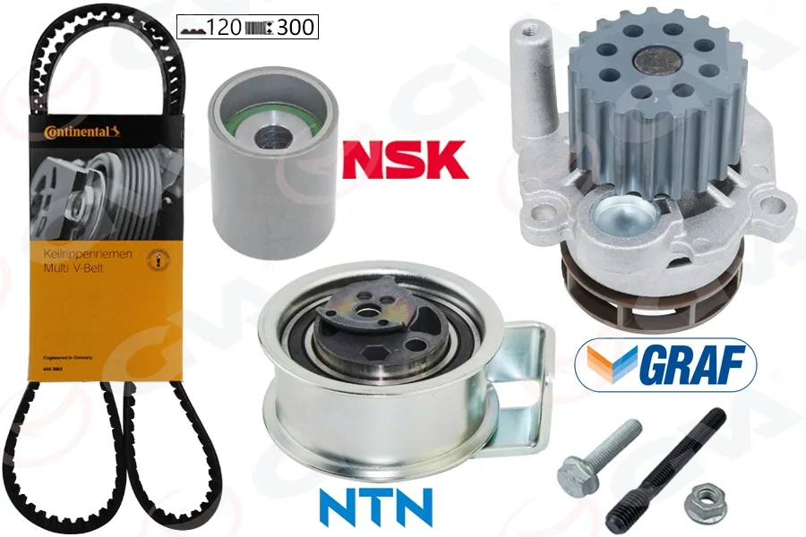 Devirdaimli Triger Seti 120X30 Bora - Passat - Polo - A4 1999-2001 1.4-1.9 TDI Avf - Amf - Auy - Axr