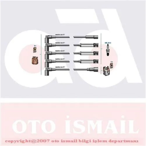 Buji Kablo Takimi Metal Tüplü Opel Vectra A - Omega A - Frontera A - Calibra A 1.8-2.0 İe 8V 1988-1995