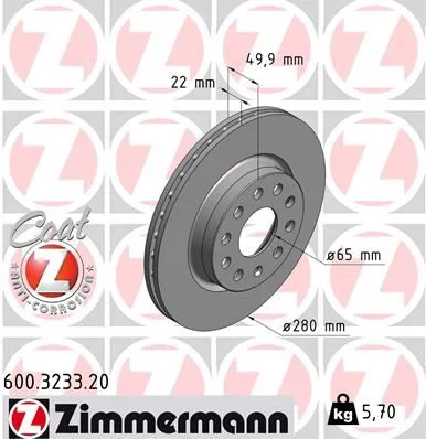 Ön Fren Aynası Golf 5 - 6 - Jetta 3 - 4 - CADDY 3 - A3 2003 Leon 2005 Toledo - Octavia 2004 280X22X9DLXHAVALI 986479098-DF4294 (2 Adet)