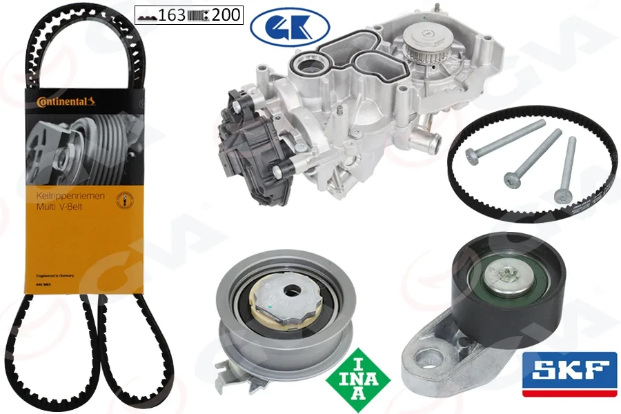 Devirdaim Eksantrik Gergi Kiti GOLF8-A3-LEON - Octavia 1.0 TSI 2020 Dlaa - Dlab - Dfna - DFNB - DSGB - DSGD