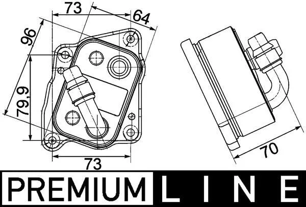Yag Sogutucusu BMW N40 N42 N43 N45 N46 E81 E82 E87 E88 E46 E90 E91 E92 E93 E60 E61 E84 E83 E85