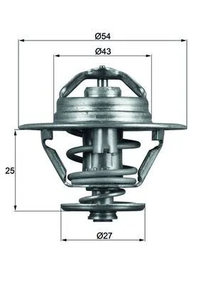 Termostat 83C BOXER - JUMPER - MOVANO - MASTER - DAILY 2.5-2.8 D - HDI - TDI - JTD