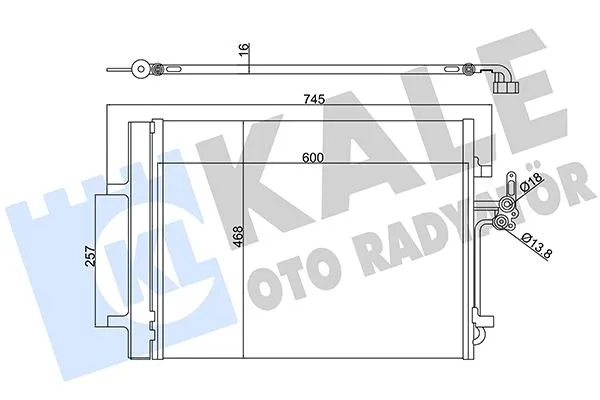 Klima Radyatoru Mondeo 4 S Max 2007 SONRASI2.0 Tdci Galaxy 2.0TDCI 2007-2014 Volvo S60 S80 2 V60 V70 3 XC70 2 2.5 / 3.2 224DT 204PT Discovery Sport L550 2014 Freelander 2 L359 2006-2014 R.R Evoque L538 2011-2019