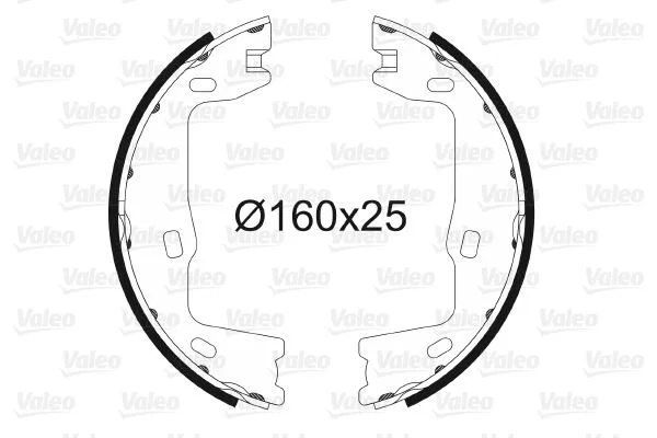 Arka Pabuç Balata Vectra A 1988-1995 Vectra B 1995-2003 Omega 1991-1997 ASTRA F 1991-1998