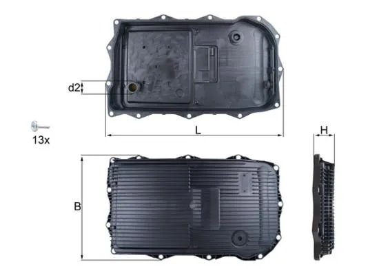 Otomatik Sanziman Yag Karteri GA8HP45Z BMW F20 F45 F30 F10 F01 E84 F25 E70 . Land Rover DEFENDER L 663 L319 Range Rover 3 L322 L494 . Jaguar XE X760 F - Type X752