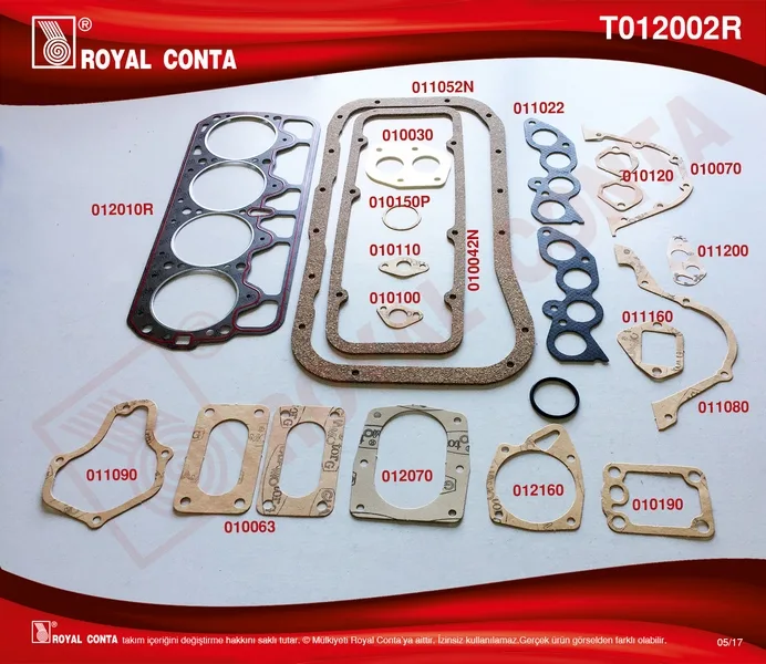 Motor Takım Conta Süper Keçesiz M131 Doğan Kartal Şahin 1600