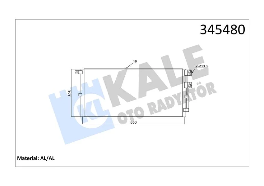 Klima Radyatoru Jaguar X - Type 1 X400