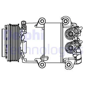 Klima Kompresörü Ford Focus - Cmax - Fiesta 2011 1.5-1.6 Tdci
