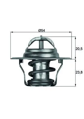 Termostat Bora - CADDY - Golf - Passat - Polo - T5-Sharan - Octavia - Fabia - Toledo - Ibiza - Cordoba - A3-A4-A6-TT 87C