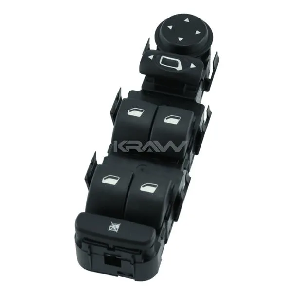 Cam Açma Anahtari Citroen C4 Sol 2004-2011 Dörtlü - Ayna Ayarlı Çerçevesiz