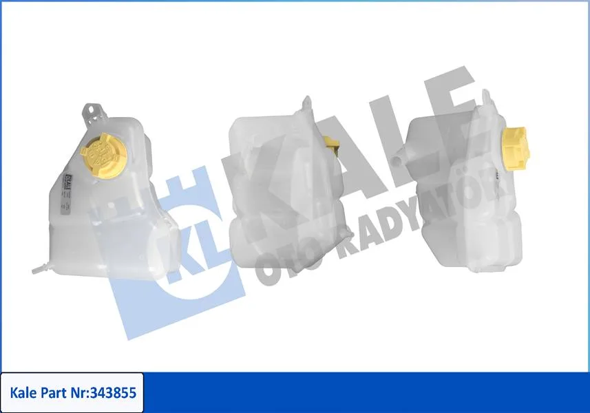 Radyator Yedek Su Deposu Fiesta 5 Fusion 1.4-1.6 Zetec 2001-2012 2 Çıkışlı
