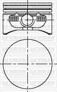 Motor Piston Segman 0.50 ASTRA - Meriva - Vectra - Zafira 1999 Y16 XE/ Z16XE 79.0 (4 Adet)