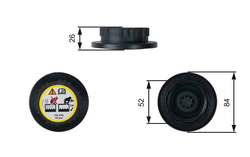 Radyator Yedek Su Deposu Kapagı Land Rover Discovery 3 - 4 L319 Freelander 1 L314 Range Rover L320 L322