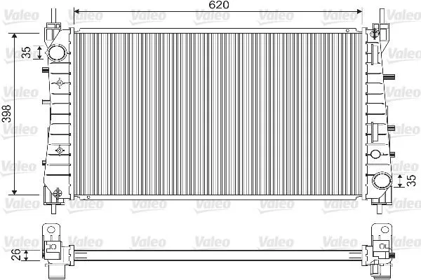 Radyatör Fiat Linea Multijet 1.3 1.6 D - T - Jet 1.4