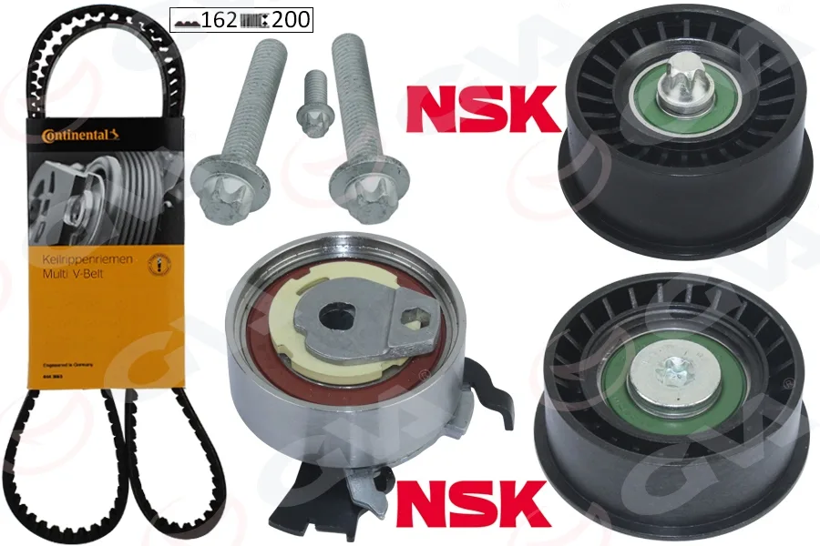 Eksantrik Gergi Kiti 162X200 ASTRA G - Corsa C - Vectra C - Meriva A - Zafira A 1.4-1.6-1.8 16V Z16XE - Z14XE