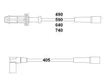Buji Kablosu P106 1 - P205 1 - P309 1 - 2 - AX - BX - ZX 1.0-1.1-1.4 8V 1991-1996 5 Li Set